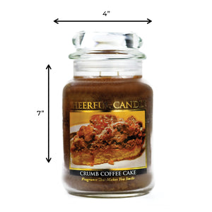 Crumb Coffee Cake - 24 oz Cheerful Candle