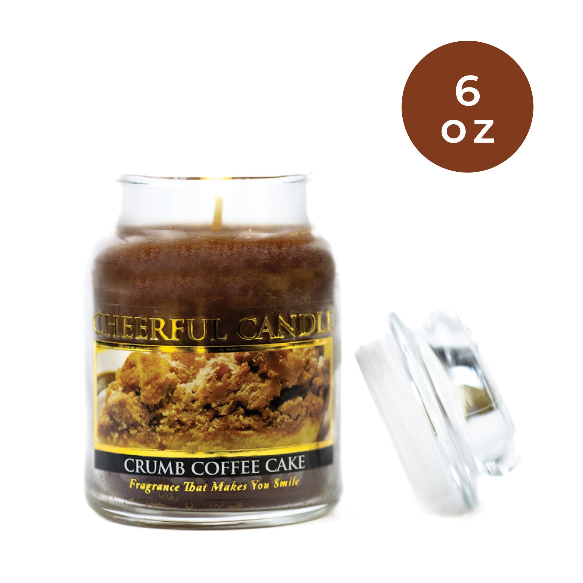 Crumb Coffee Cake - 6 oz Cheerful Candle