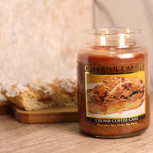 Crumb Coffee Cake - 24 oz Cheerful Candle