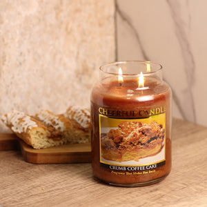 Crumb Coffee Cake - 24 oz Cheerful Candle