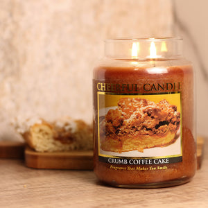 Crumb Coffee Cake - 24 oz Cheerful Candle