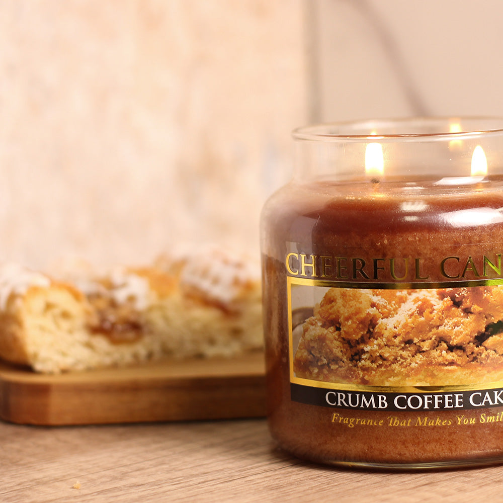 Crumb Coffee Cake - 16 oz Cheerful Candle