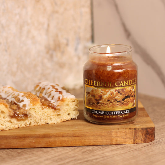 Crumb Coffee Cake - 6 oz Cheerful Candle