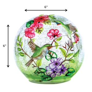 Hummingbird - LED Glass Orb