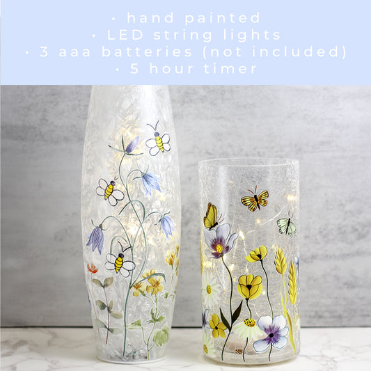 Busy Bee - LED Glass Vase