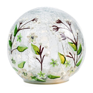 White Jasmine - LED Glass Orb