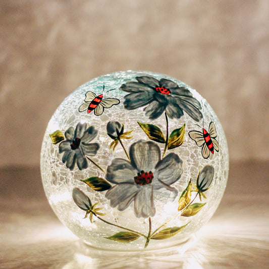 Daisy & Bee - LED Glass Orb