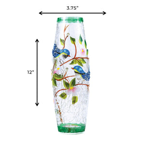 Blue Jay - LED Glass Vase
