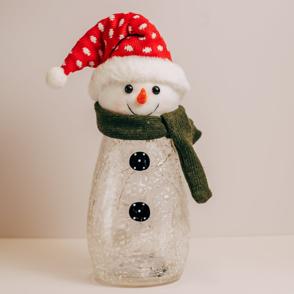 Snowy Stocking Cap Plush Snowman