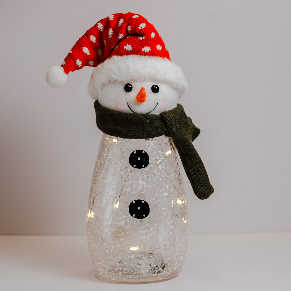 Snowy Stocking Cap Plush Snowman