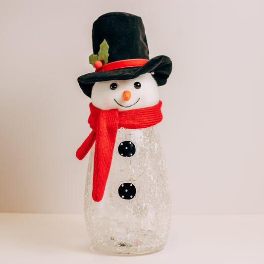 Snowy Top Hat Plush Snowman