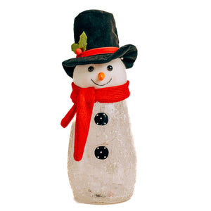 Snowy Top Hat Plush Snowman