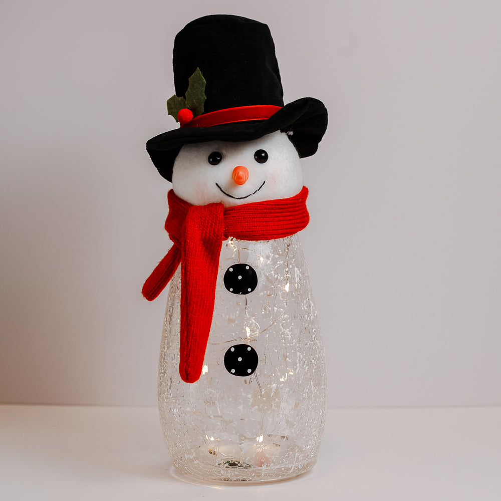 Snowy Top Hat Plush Snowman