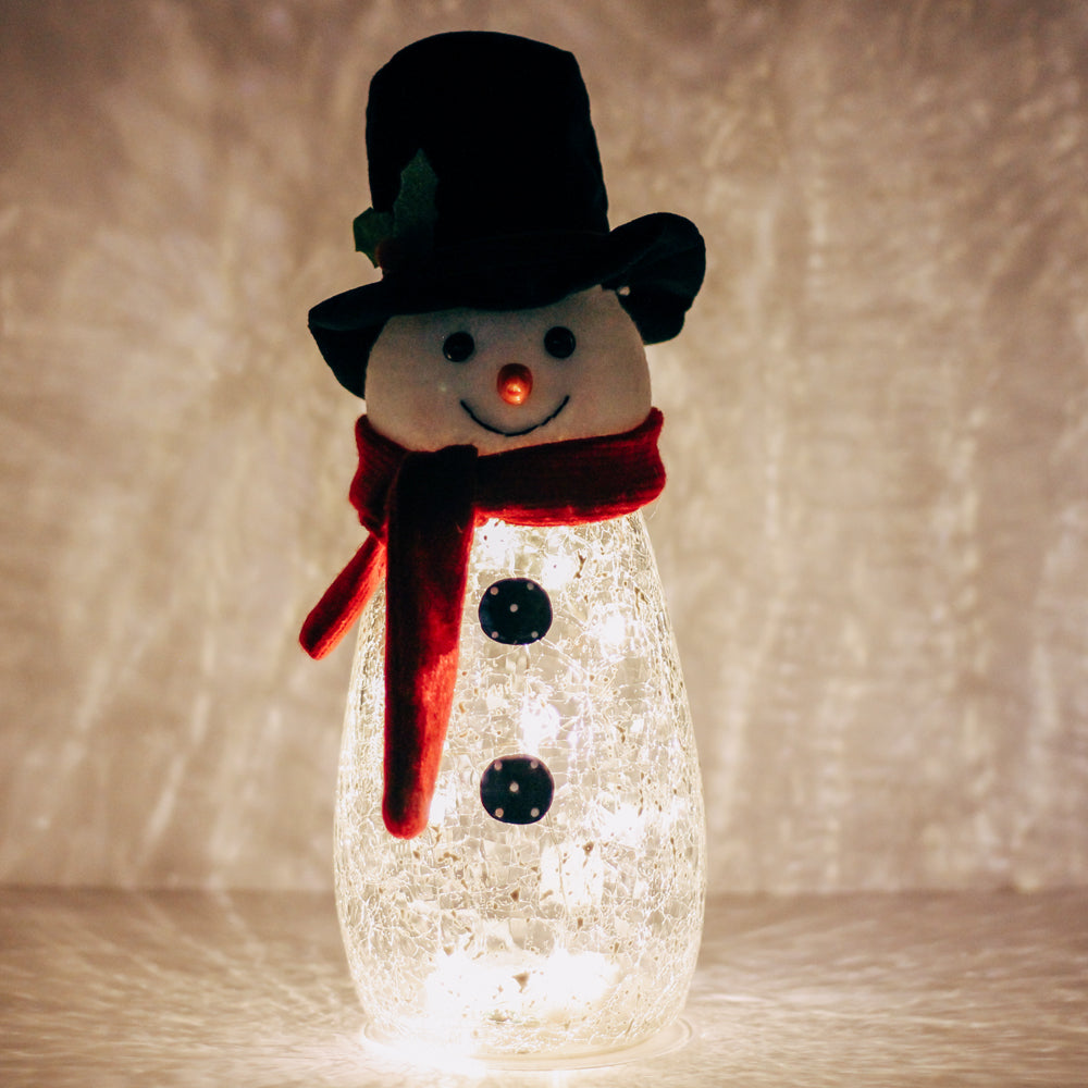 Snowy Top Hat Plush Snowman