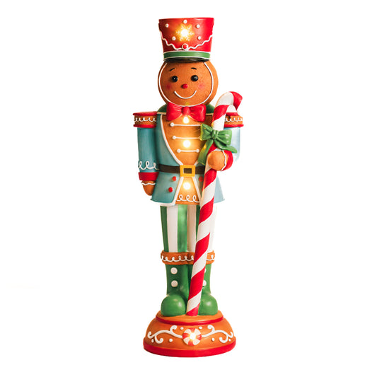 Candy Cane Gingerbread Man