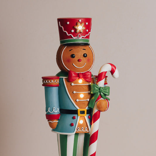 Candy Cane Gingerbread Man