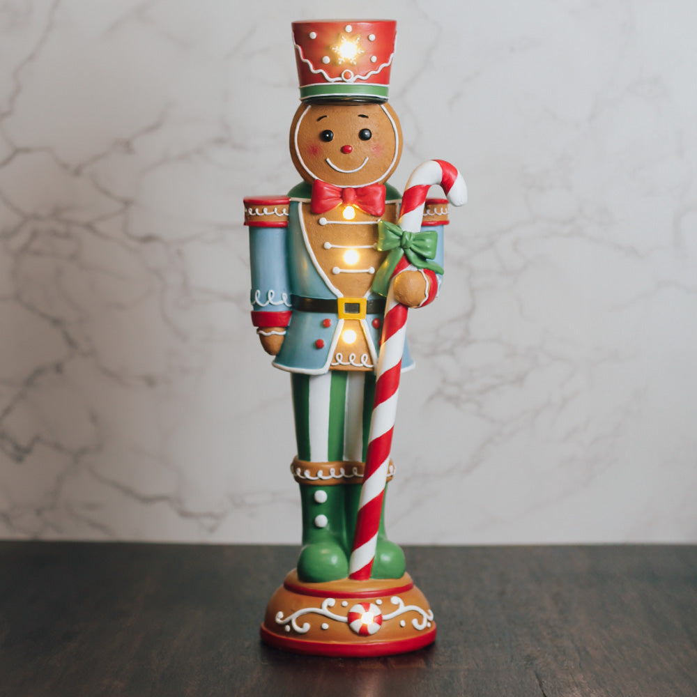 Candy Cane Gingerbread Man