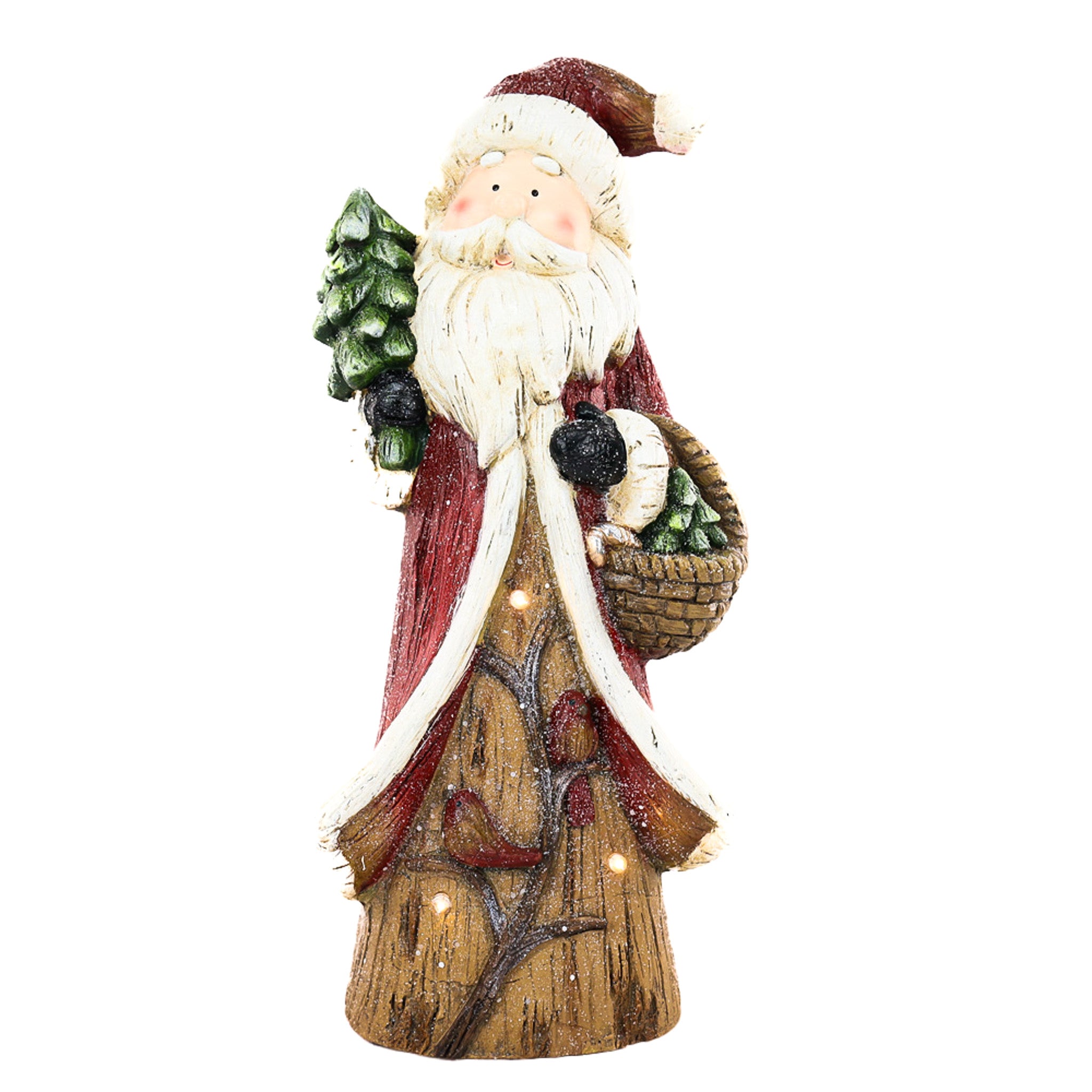 Cardinal Santa - Winter Home Decor | A Cheerful Giver