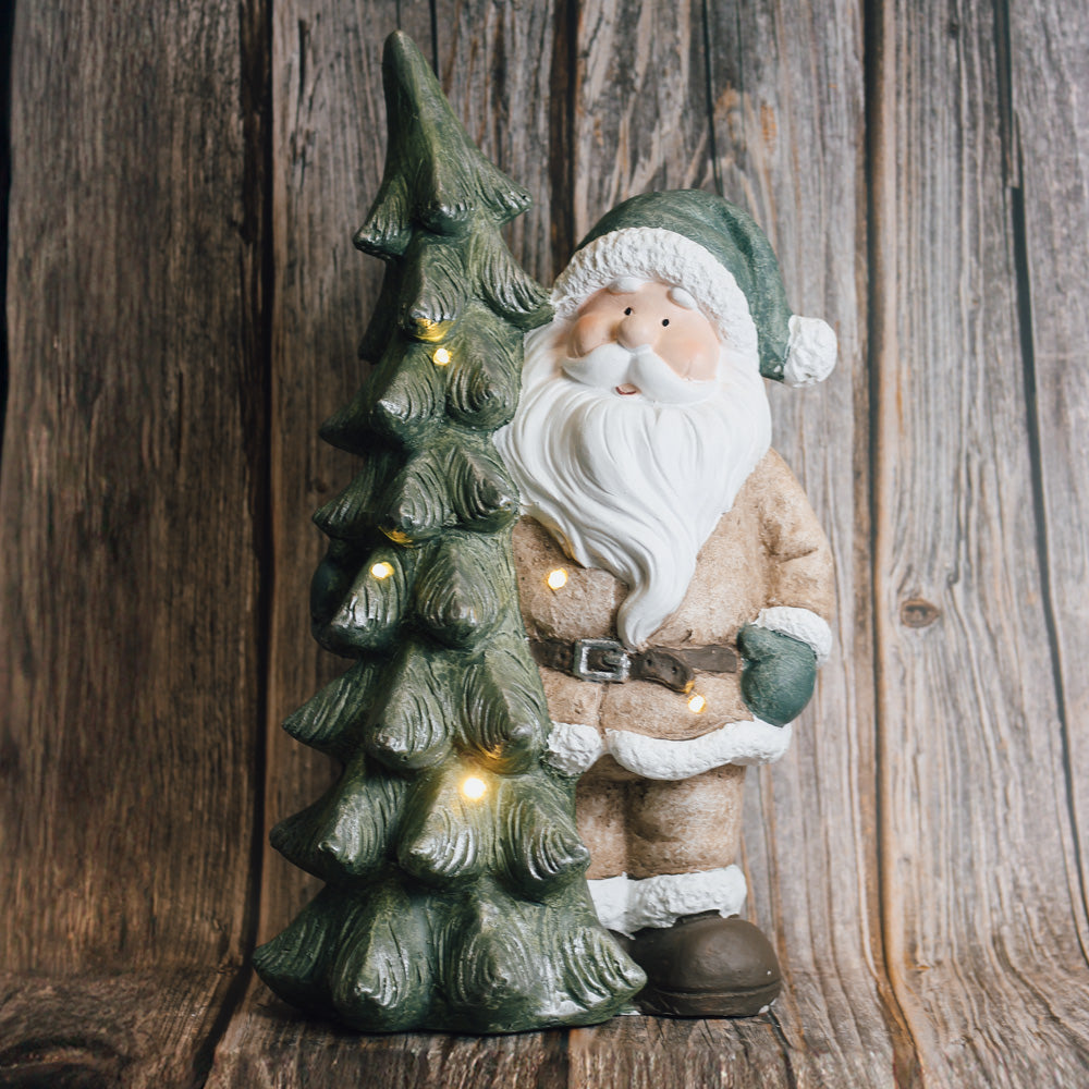 Santa with Tree