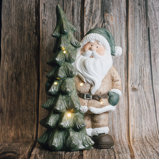 Santa with Tree