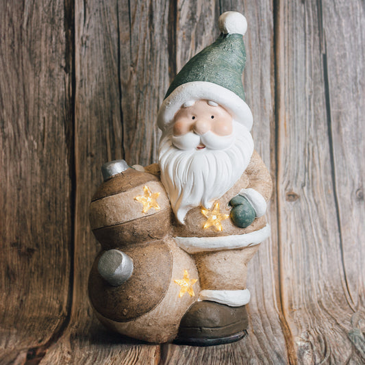 Santa with Ornaments
