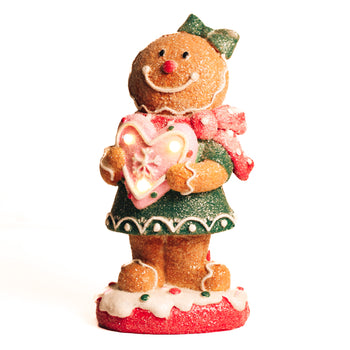 Gingerbread Lady Heart by A Cheerful Giver