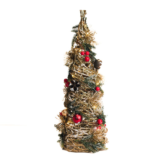 Glittering Garland - Twinkling Cone Tree