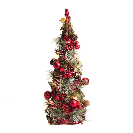 Holly Jolly - Twinkling Cone Tree