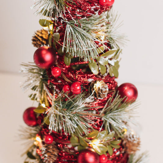 Holly Jolly - Twinkling Cone Tree