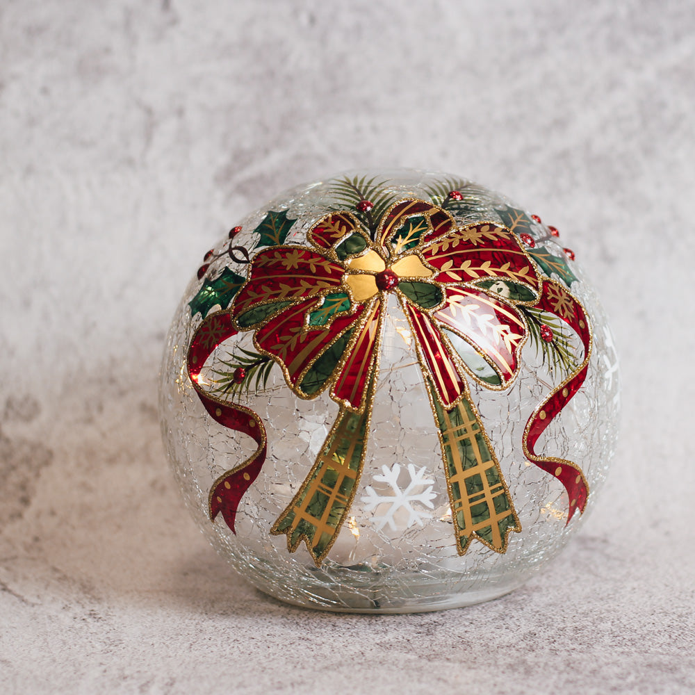 Celebration - Crackle Glass Orb