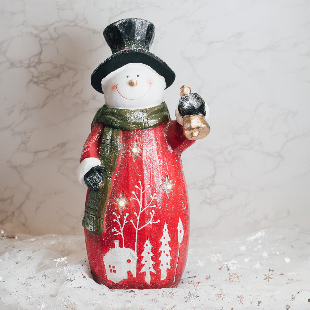 Red Snowman | A Cheerful Giver