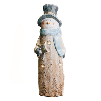 Engraved Snowman by A Cheerful Giver