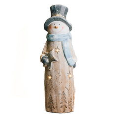 Engraved Snowman by A Cheerful Giver