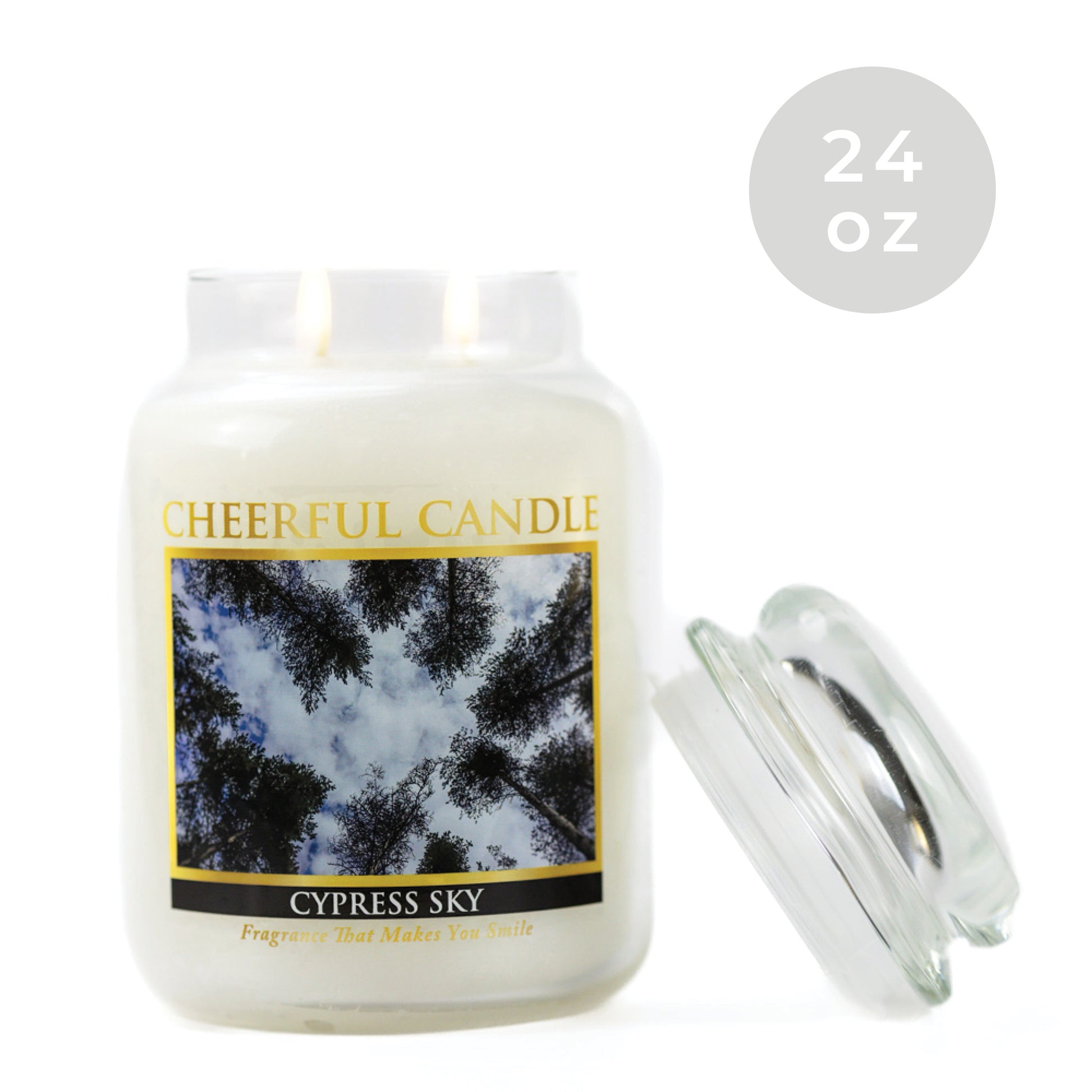Cypress Sky - 24 oz Cheerful Candle