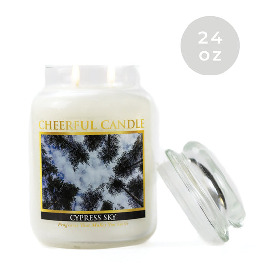 Cypress Sky - 24 oz Cheerful Candle