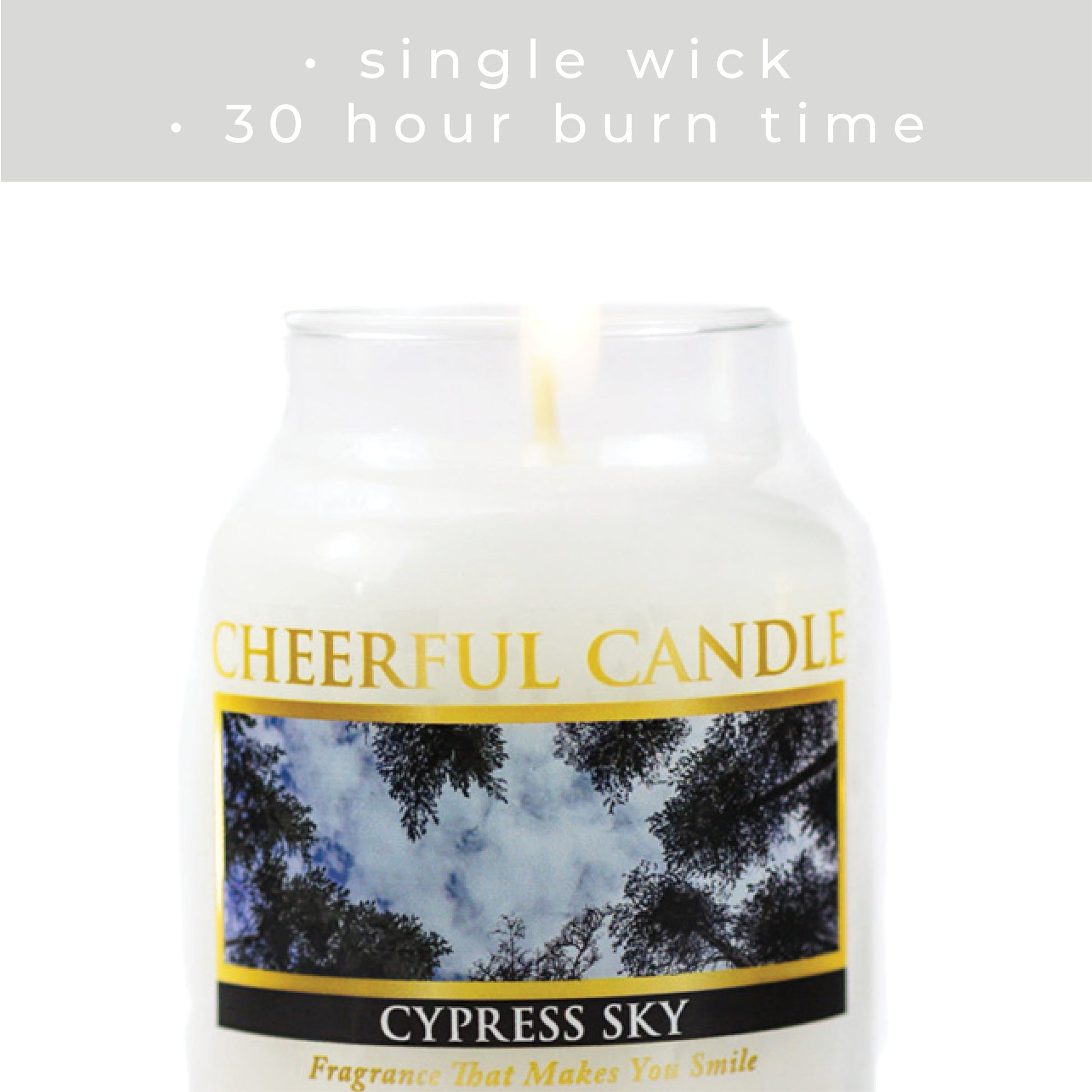 Cypress Sky - 6 oz Cheerful Candle
