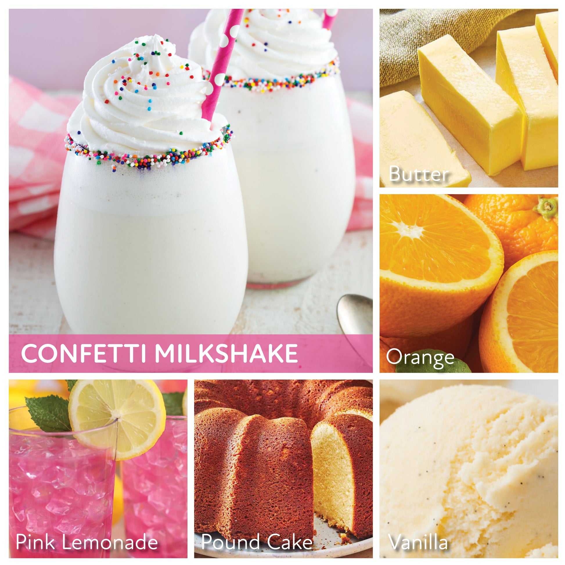 Confetti Milkshake - 6 oz Baby Candle