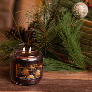 Holiday Homecoming Scented Candle -16 oz, Double Wick, Cheerful Candle