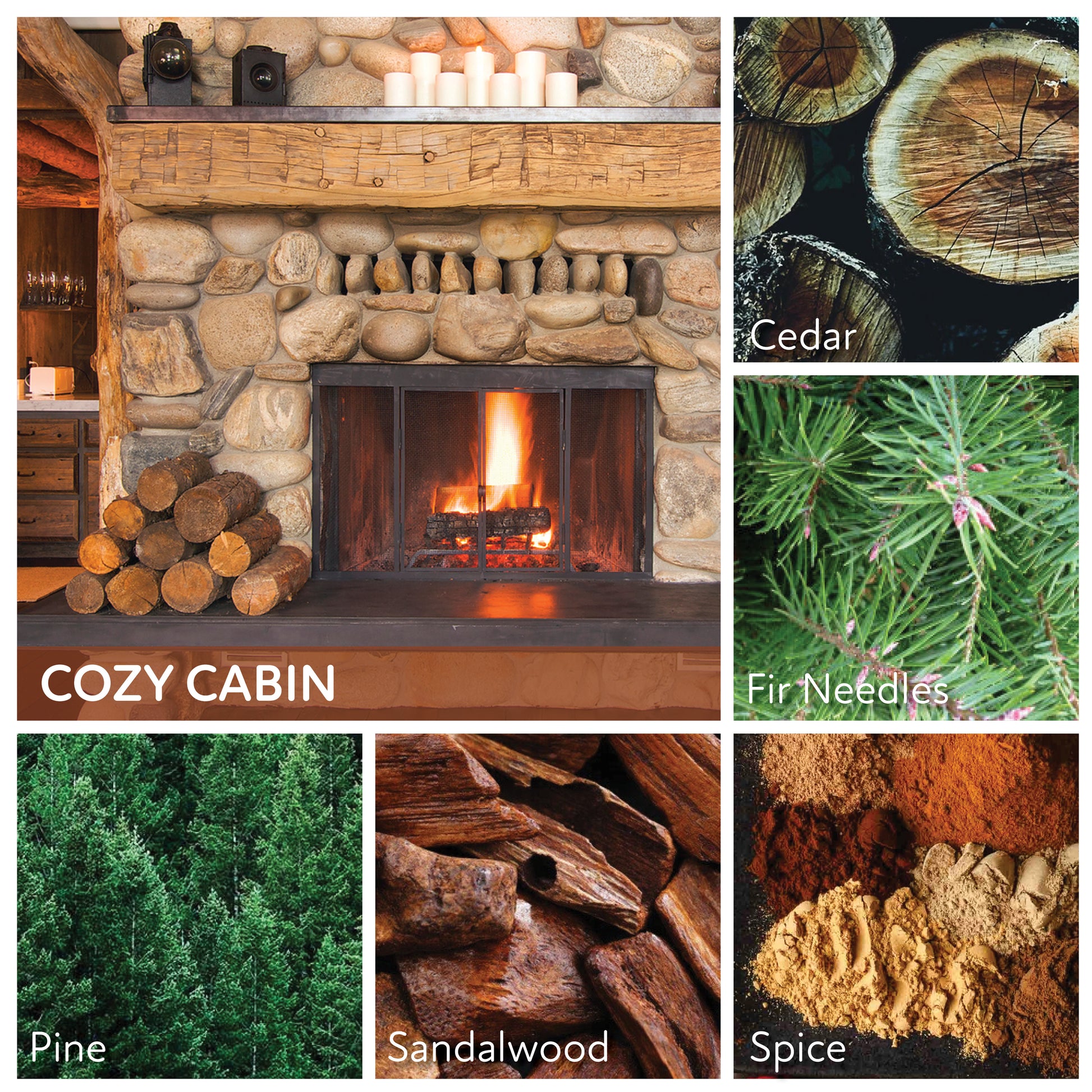 Cozy Cabin - 16 oz Cheerful Candle