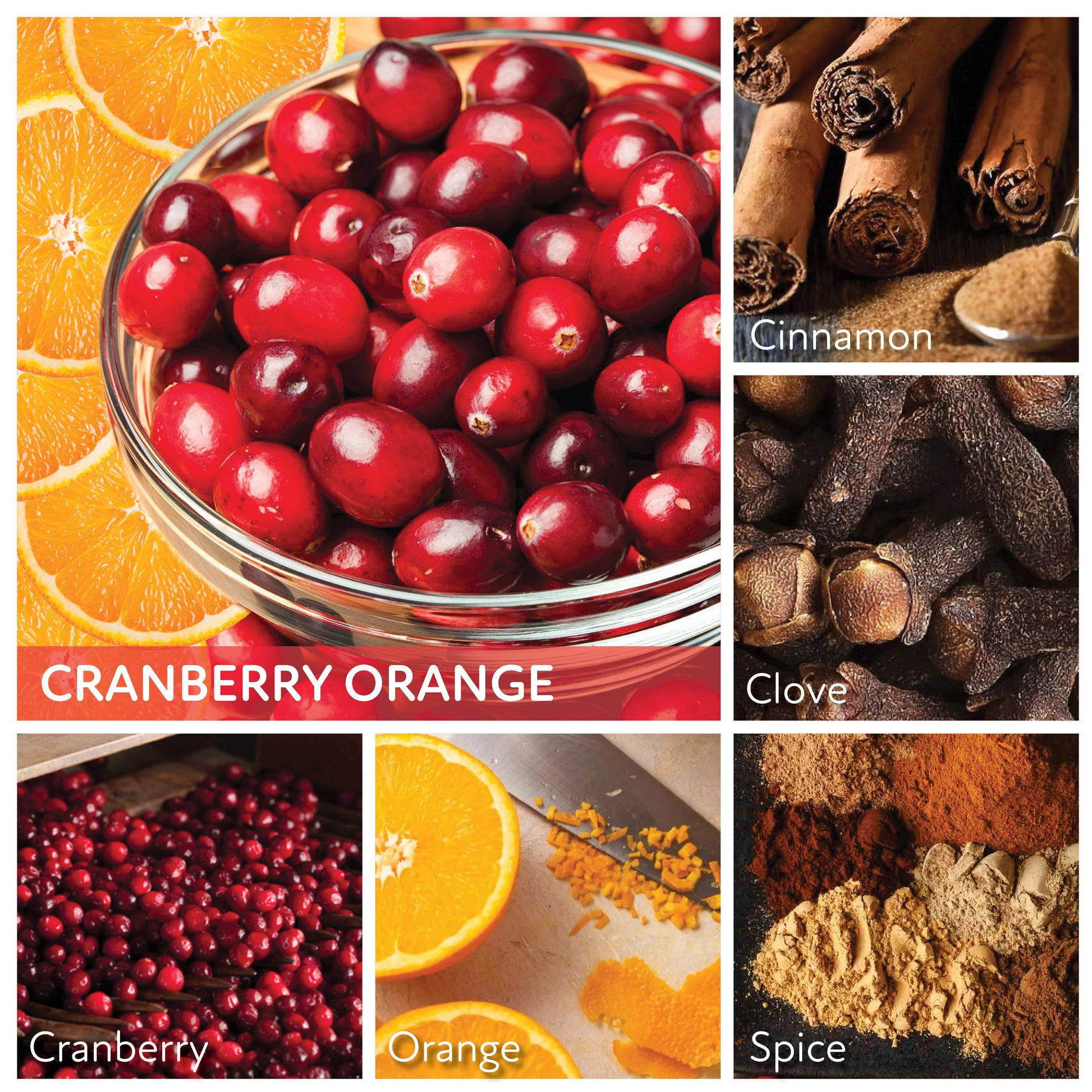 Cranberry Orange - 6 oz Baby Candle