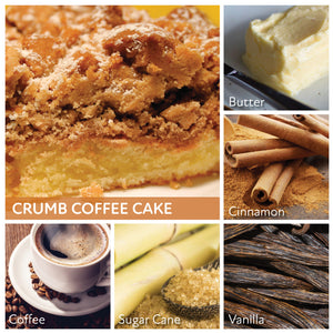 Crumb Coffee Cake - 16 oz Cheerful Candle