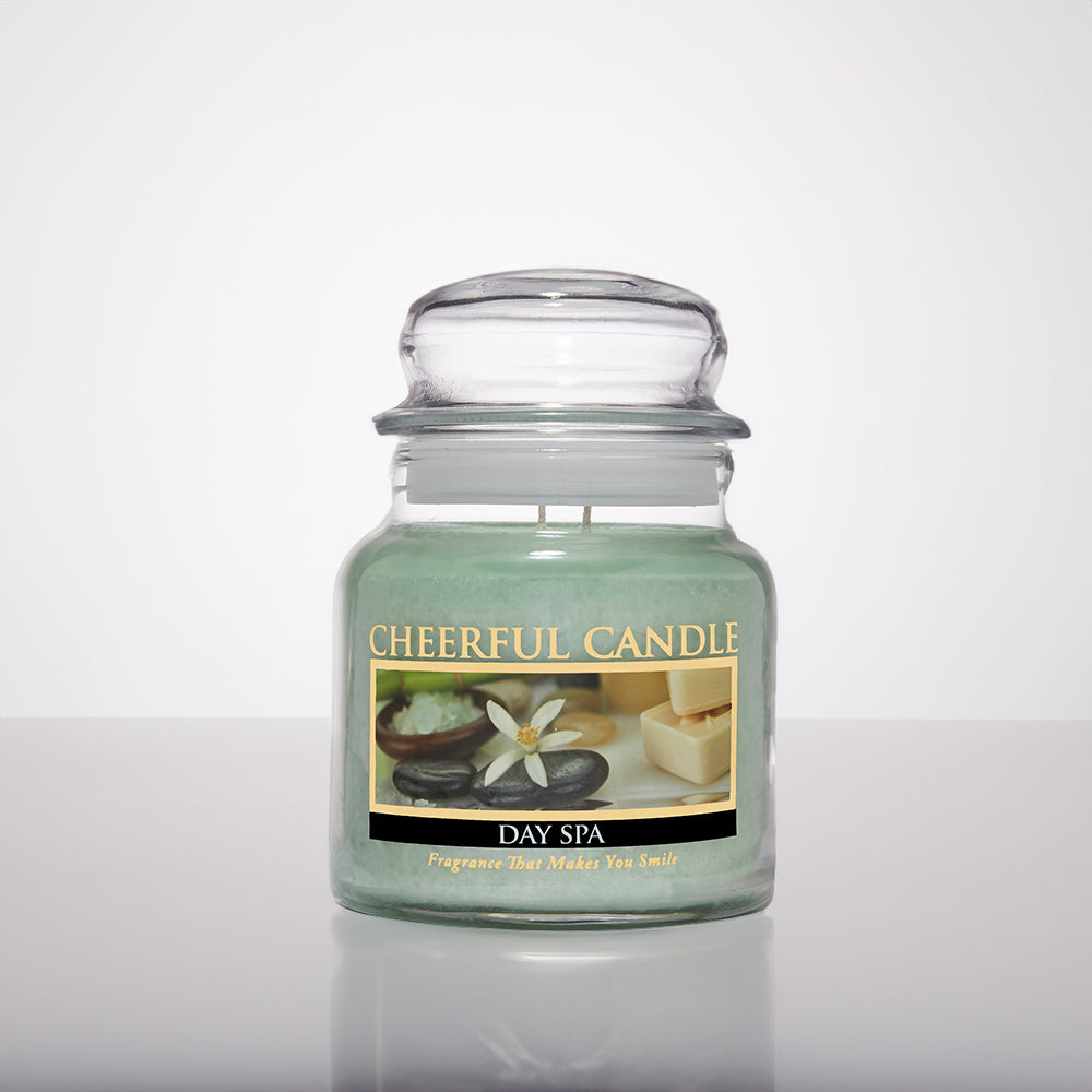 Day Spa Scented Candle -16 oz, Double Wick, Cheerful Candle