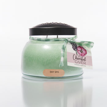 Day Spa Scented Candle - 22 oz, Double Wick, Mama Jar