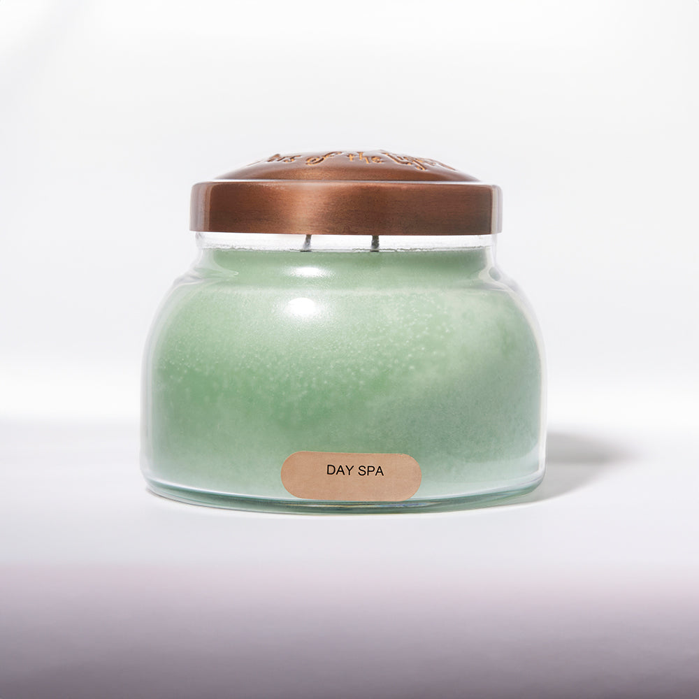 Day Spa Scented Candle - 22 oz, Double Wick, Mama Jar
