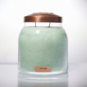 Day Spa Scented Candle - 34 oz, Double Wick, Papa Jar