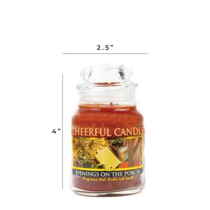 Evenings on the Porch - 6 oz Cheerful Candle