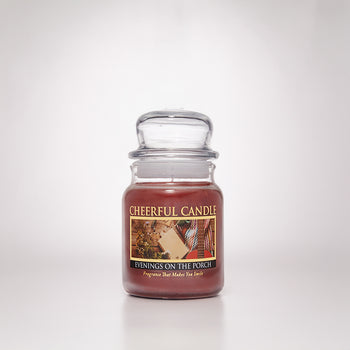 Evenings on the Porch Scented Candle - 6 oz, Single Wick, Cheerful Candle