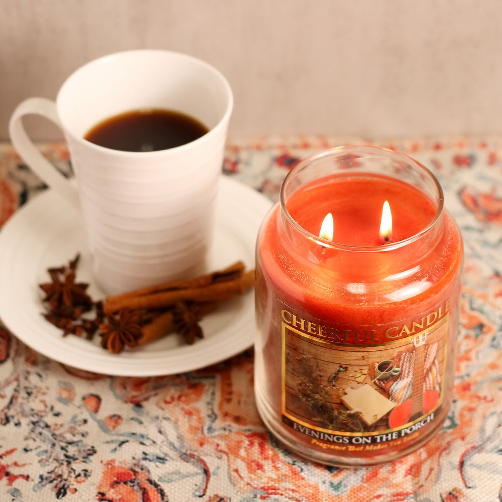 Evenings on the Porch - 24 oz Cheerful Candle - Product Image by A Cheerful Giver
