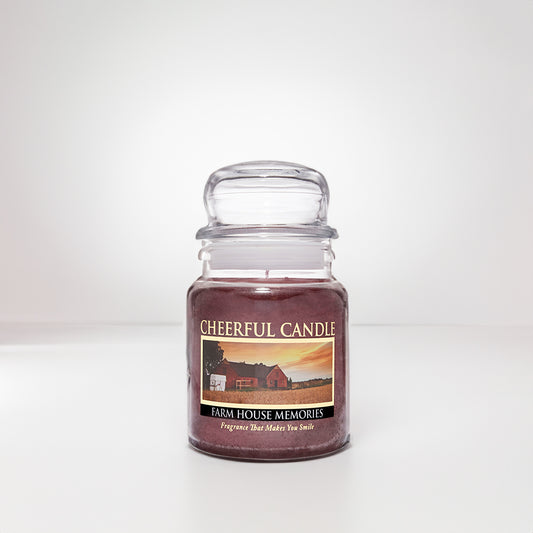 Farm House Memories Scented Candle - 6 oz, Single Wick, Cheerful Candle