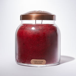 Farm House Memories Scented Candle - 34 oz, Double Wick, Papa Jar